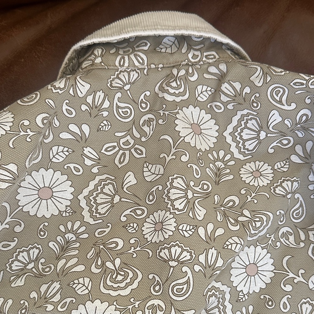 Dickies Beige Tan Floral Pattern Jacket NWOT - Picture 6 of 6